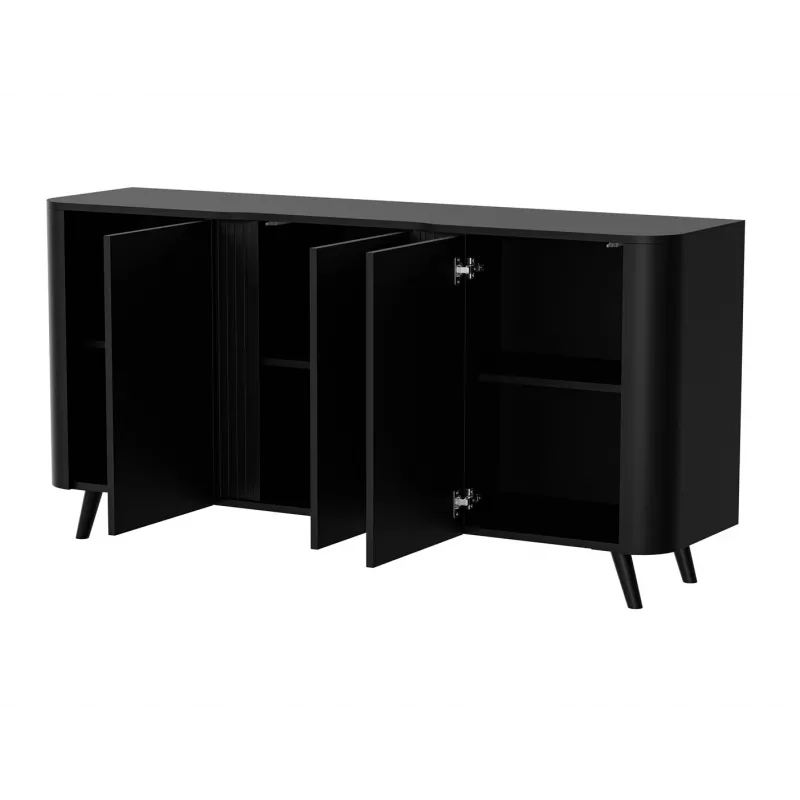 Cama VOLARE komoda 151 x 39 x 75 cm čierna