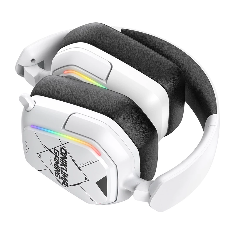 Káblový/bezdrôtový headset Onikuma GT883 biely — Bluetooth a káblové pripojenie, over-ear dizajn