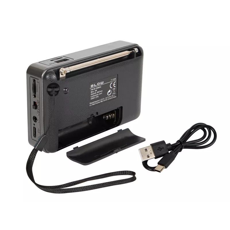 Prenosné analógové AM/FM Bluetooth rádio BLOW RA18 s FM tunerom a Bluetooth pripojením