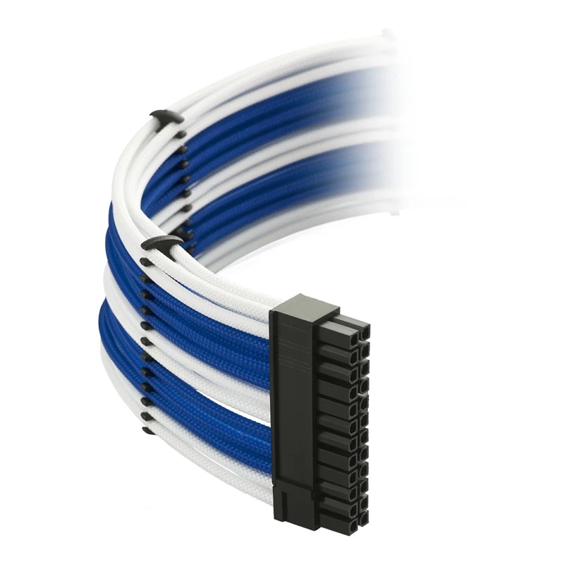 CableMod Classic ModMesh RT kábel kit ASUS/Seasonic/Phanteks – biely/modrý