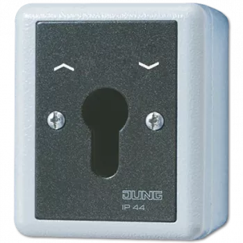 JUNG 834.28G elektrický spínač kľúčový spínač čierna - biela (834.28G)