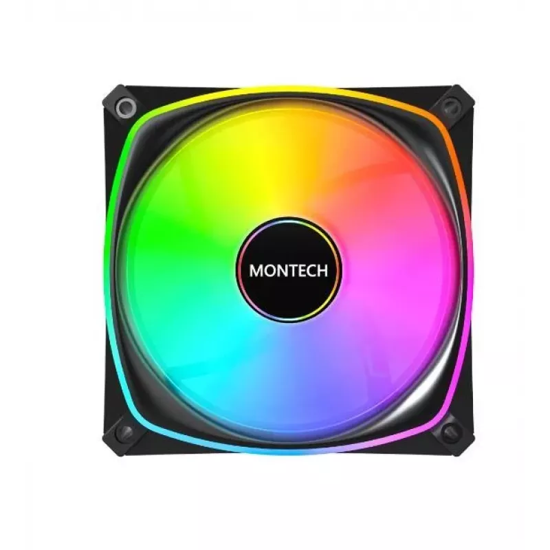 MONTECH AX120 PRO čierny 120mm ARGB balenie 3 ks