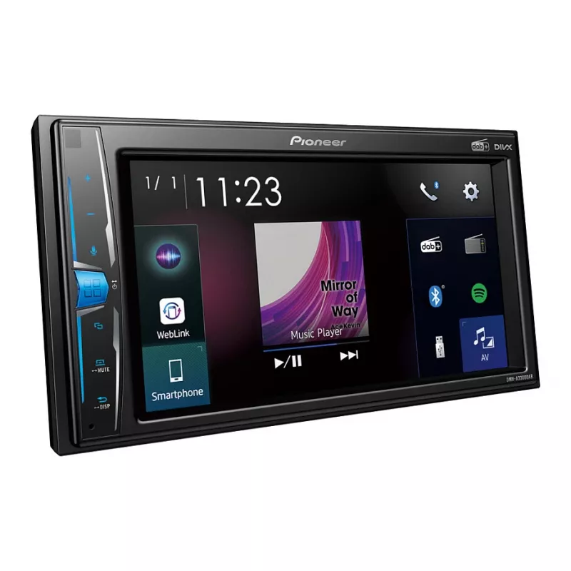 Car Media Receiver Pioneer DMH-A3300DAB čierny Bluetooth 2 DIN 50W