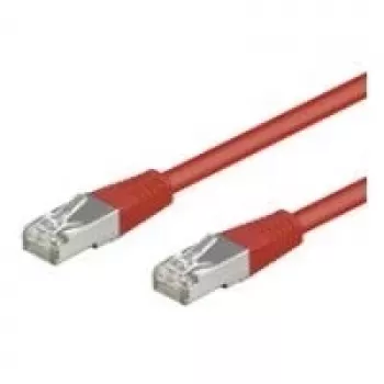 Wentronic Goobay CAT 5e patch kábel, SF/UTP, červený, 20 m - CCA medená zmes (68039)