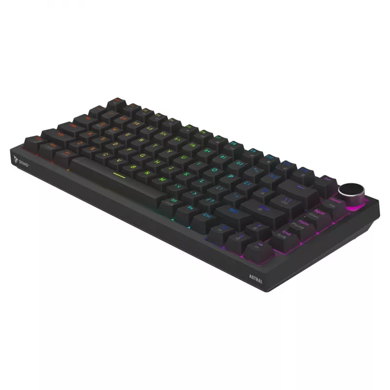 Savio ASTRAL BLACK JADE klávesnica Gaming USB QWERTY US International