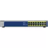 NETGEAR GS516PP Unmanaged Gigabit Ethernet (10/100/1000) Power over Ethernet (PoE) modrá, sivá