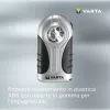 Ručná lampa Varta 16647 čierna strieborná