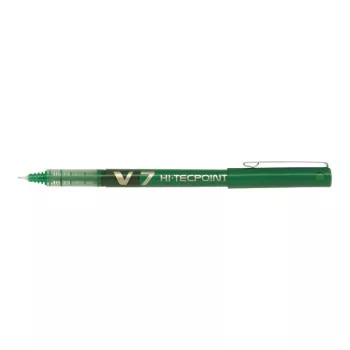 Tyčinkové pero Pilot Hi-Tecpoint V7 zelené farba písania zelená