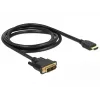 Adaptér video kábla DeLOCK 85583 1,5 m DVI-D HDMI typ A čierny