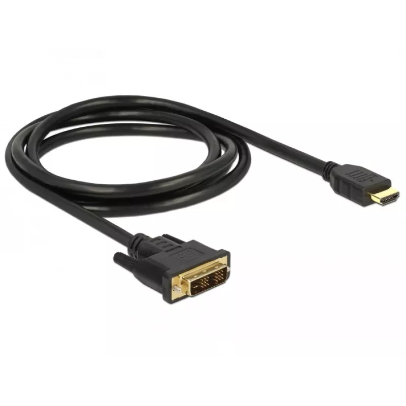 Adaptér video kábla DeLOCK 85583 1,5 m DVI-D HDMI typ A čierny