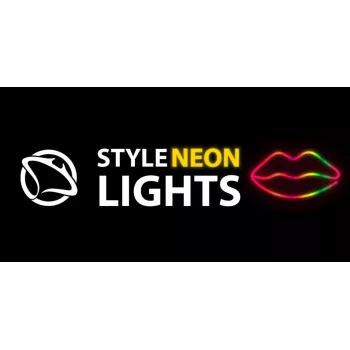 Neónové svetlá MANTA SNL61RGB LIPS RGB meniaca farby dekoratívna tabuľa, model SNL61RGB