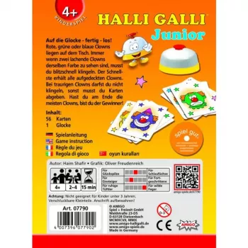 Halli Galli Junior, kartová hra