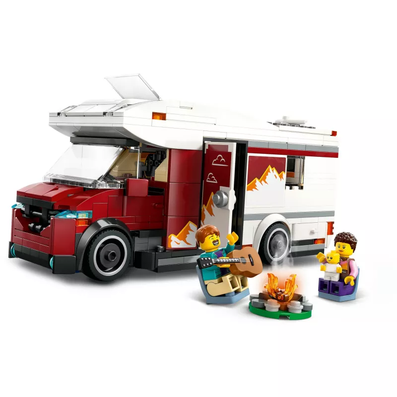 Stavebnica LEGO City Abenteuer-Camper 60454, 385 dielov, výška 80 mm, pre deti od 6 rokov