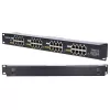 Extralink Gigabit PoE injektor 16 port 16x 1000Mb/s RJ45, Rackmount