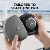 Puzdro na slúchadlá Anker Soundcore Space One Pro s magnetickými kovovými gombíkmi, sivé