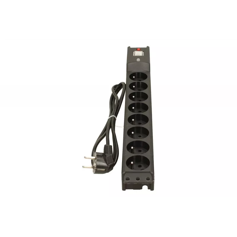 LESTAR LXARM 810 G-A K.:CZ 1,5M 19PDU čierna 8 AC zásuviek 230 V 1,5 m