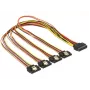 SATA kábel DeLOCK 60158 0,5m SATA 15-pin 4 x SATA 15-pin viacfarebný