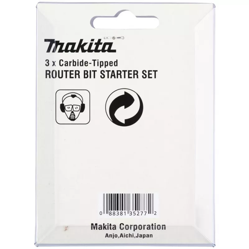 Makita frézovacia sada bitov - 3 ks - pre Makita DRT50Z