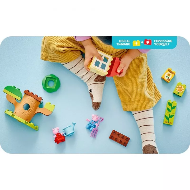 Lego 10431 Duplo Peppa Pig záhrada a dom na strome herný set
