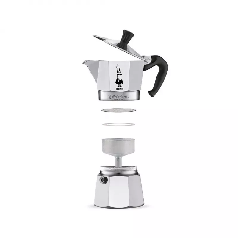 Bialetti Moka Express moka kanvica 0,06 L hliník, čierna