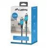 USB-C kábel M/M USB4 1,5M 240W 60Hz čierno-modrý