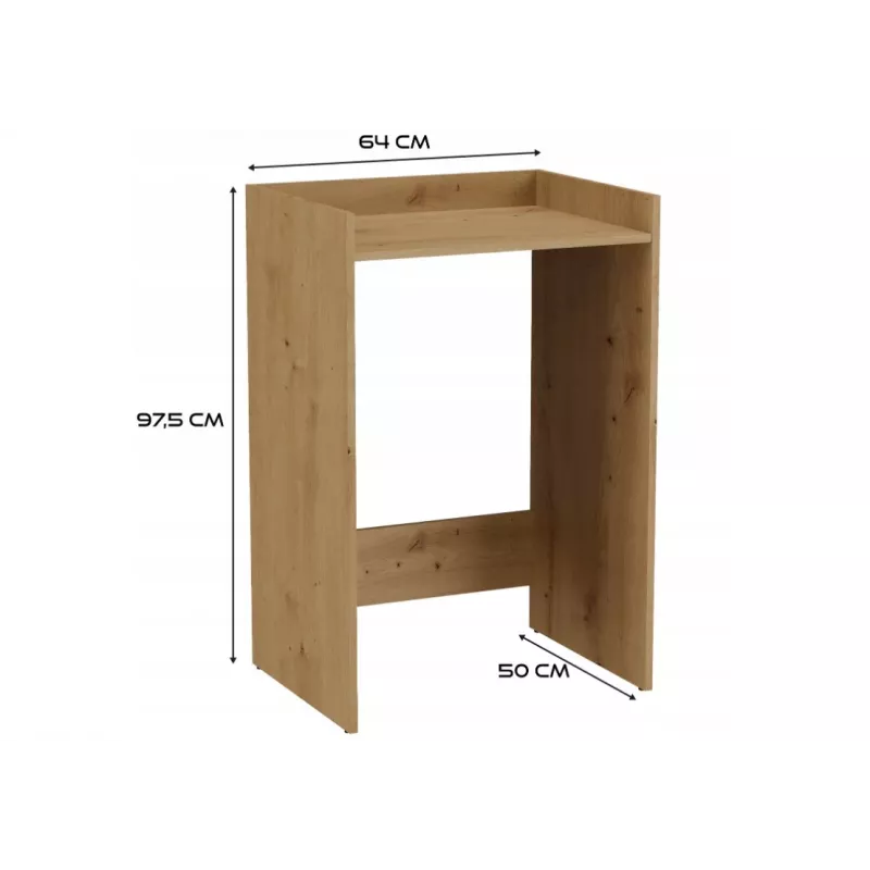 Top e Shop POLA skrinka do práčovne pre práčku – artisan dub