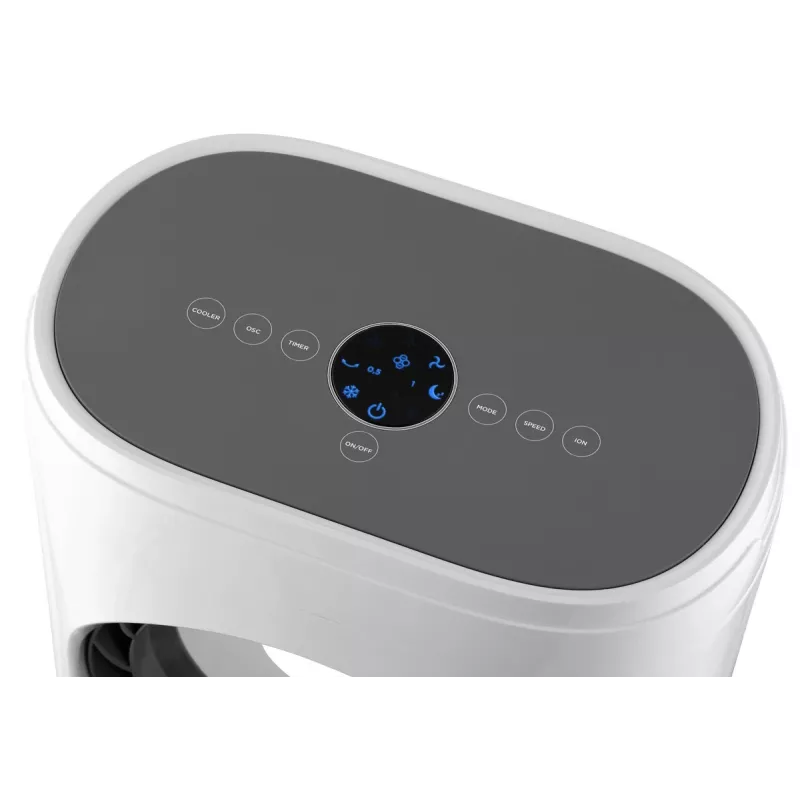 Stojanový ventilátor Concept Solution OV5220 – biely, 80 W, dotykové ovládanie, výška 805 mm