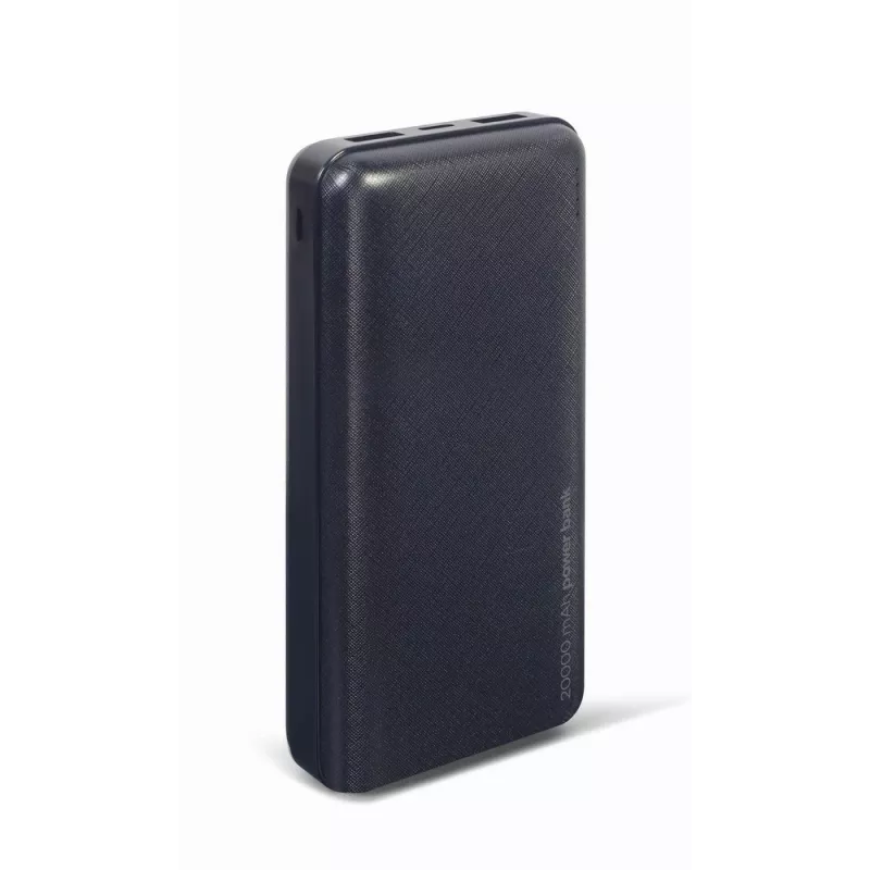 Gembird PB20-02 powerbanka lítium-polymérová (LiPo) 20000 mAh čierna