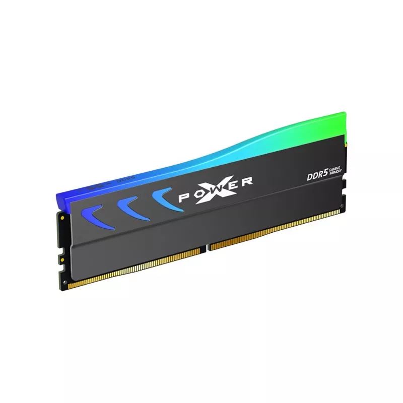 Desktop DDR5-6000 32GB UDIMM RAM Silicon Power SP032GXLWU60BFSK, CL38, 1.35V, RGB, On-Die ECC, XMP 3.0/EXPO