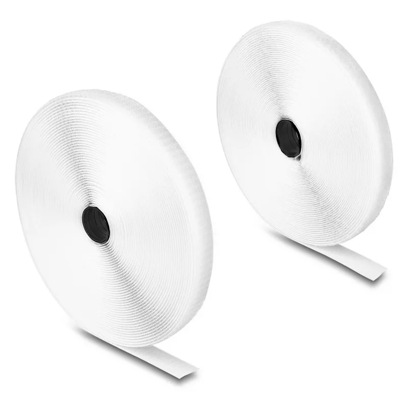 DeLOCK Heavy-Duty suchý zips D 15 m x Š 20 mm biely