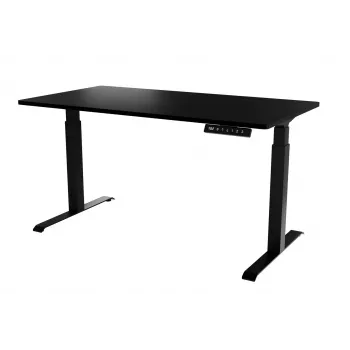 Stôl s elektrickým nastavením výšky MOON LONG 150x80x72-120 čierny