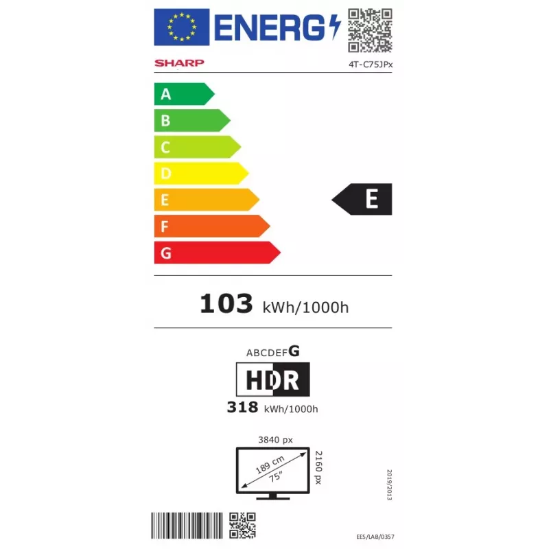 Sharp 4K QLED TV | 75JP7265E | 75
