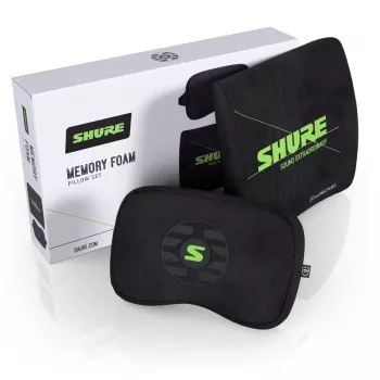 Sada vankúšov Memory Foam noblechairs Shure Edition GAGC-343 — bedrový a krčný vankúš
