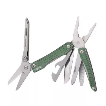 Multitool Nextool NE20050 10-in-1 kompaktný multitool, zelený, 10 nástrojov, 83 g, zložený 6,8 cm