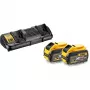 DCB132 Flexvolt Kit - 2 x DCB547 18V/54V 9,0Ah batérie