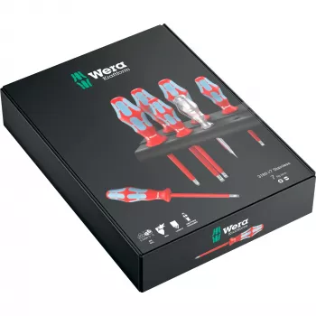 Wera 3160 i/7 Rack 05022728001 VDE sada skrutkovačov 7ks. hrot plochý/krížový-PH (05022728001)