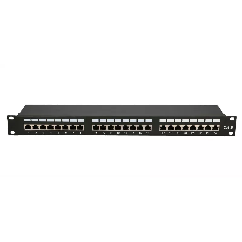 Extralink CAT6 STP V2 | patch panel | 24 portov