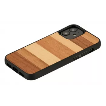Ochranné puzdro na smartphone Man and Wood pre iPhone 12 mini – čierna