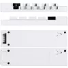 USB a PWM hub Lian Li EDGE HUB EG-HUB01W — 4× USB, 6× PWM, biely