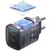 Nabíjačka T66 45W GaN CC290 USB-A + USB-C