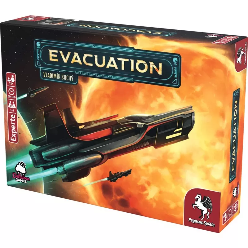 Pegasus Spiele 56260G spoločenská hra Evacuation