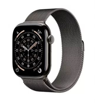Apple Watch Series 11 GPS + Cellular 46mm puzdro Slate Titanium s Milanese Loop Slate M/L