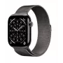 Apple Watch Series 11 GPS + Cellular 46mm puzdro Slate Titanium s Milanese Loop Slate M/L