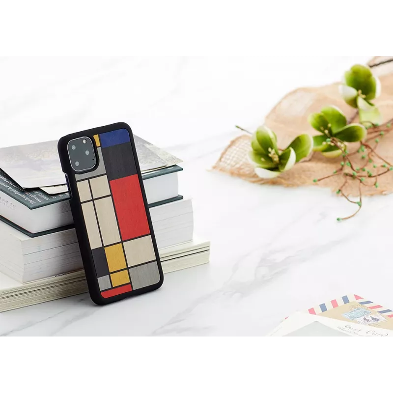 Puzdro na smartphone man and wood pre iPhone 11 Pro Max — wood čierna