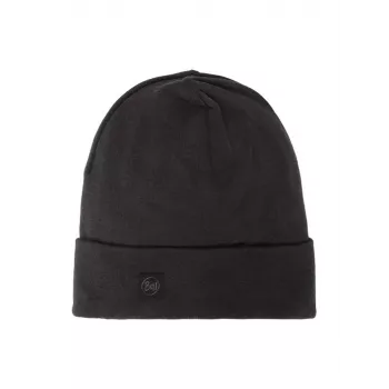 Buff ťažká čiapka z merino vlny Loose Winter Cap - čierna