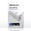 GaN nabíjačka QOLTEC 51823 20W USB napájací zdroj, výstup 5V/20V