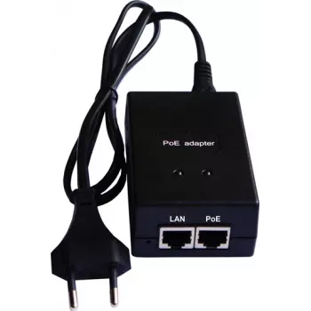 PoE injektor extra digital POE-004 1-kanál 48V 15W pre napájanie jednotlivých zariadení cez Ethernet