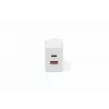 AC Indoor USB GaN nabíjačka DIGITUS DA-10301 — 30W, 1× USB-C, 1× USB-A, 100–240V, biela