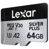 MicroSD karta Lexar 64 GB UHS-I trieda 3 SILVER PLUS