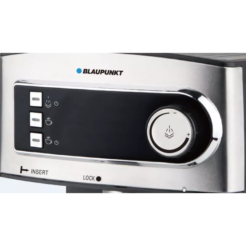 Blaupunkt CMP301 kávovar na espresso, 15 bar, 1,6 l, strieborný/čierny